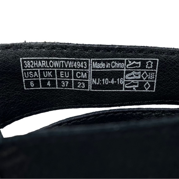 Vionic Harlow Black Leather Gladiator‎ Sandals Block Heel Back Zip Womens Size 6 - Picture 11 of 11